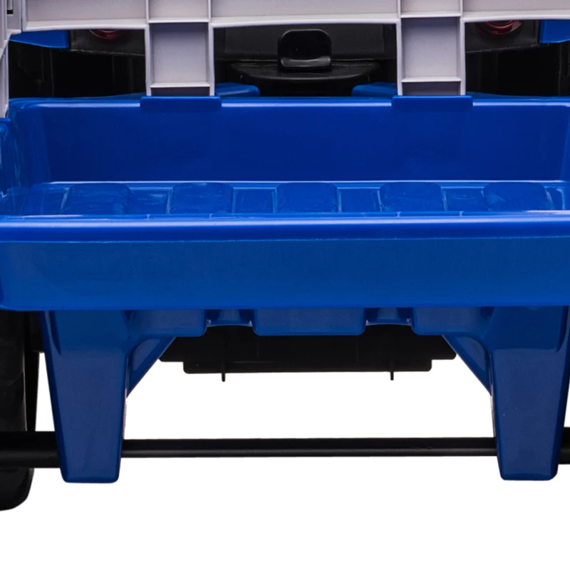 HOMCOM Tracteur électrique avec remorque amovible, pour enfants de 3 à 6 ans avec télécommande MP3 musique affichage lumières(m-10)