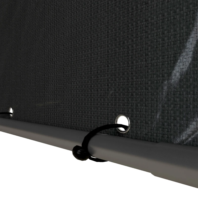 Outsunny Abri de jardin tente de stockage portable abri de vélo garage pour extérieur avec cadre en acier galvanisé grande porte