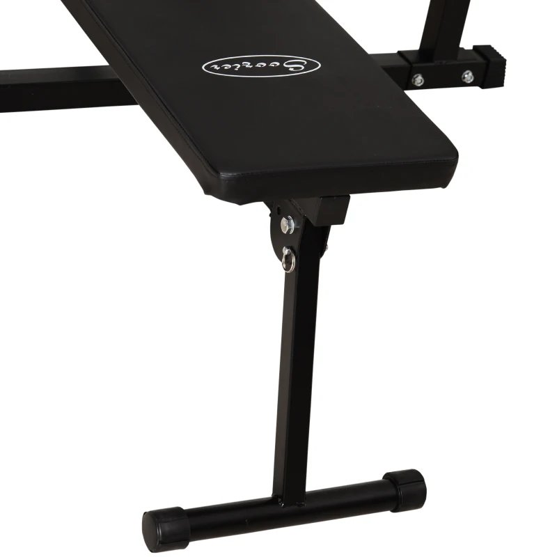 HOMCOM Dipstation krachtstation trainingsapparaat multifunctionele bokszak opklapbaar staal