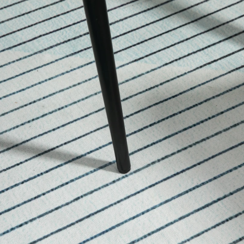 HOMCOM 2 eetkamerstoelen stoelen voor eetkamer met rugleuning en armleuningen linnen donkergrijs(m-7)