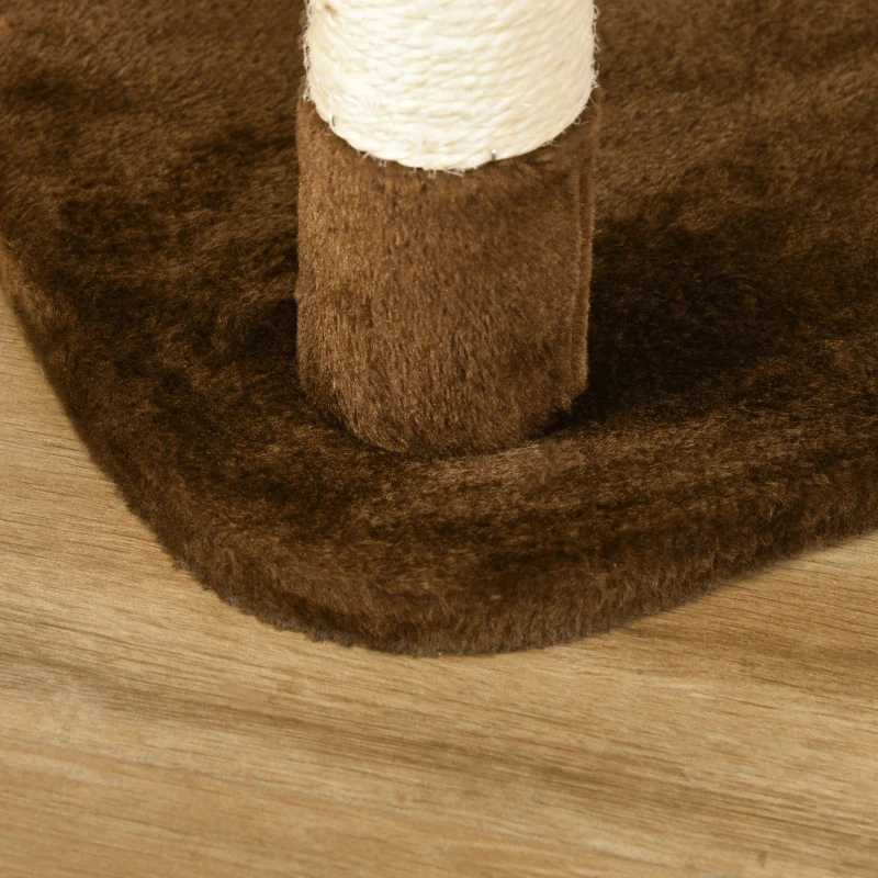 PawHut Krabpaal kattenboom krabpaal voor katten kat klimboom sisal pilaren