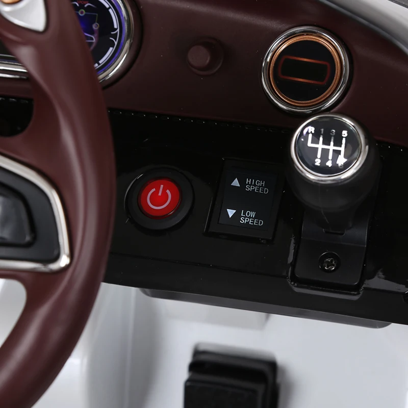 HOMCOM Kinderauto Bentley GT elektrische auto kindervoertuig met afstandsbediening kinderen wit
