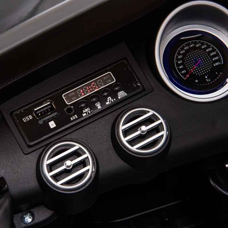 HOMCOM Kindervoertuig afstandsbediening elektrische auto Mercedes-Benz MP3 3-8 jaar 2 kleuren