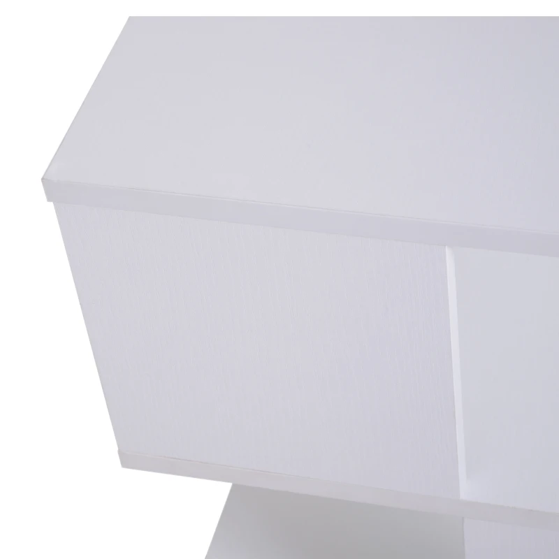 HOMCOM Bijzettafel nachttafel met modern design salontafel voor kantoor woonkamer