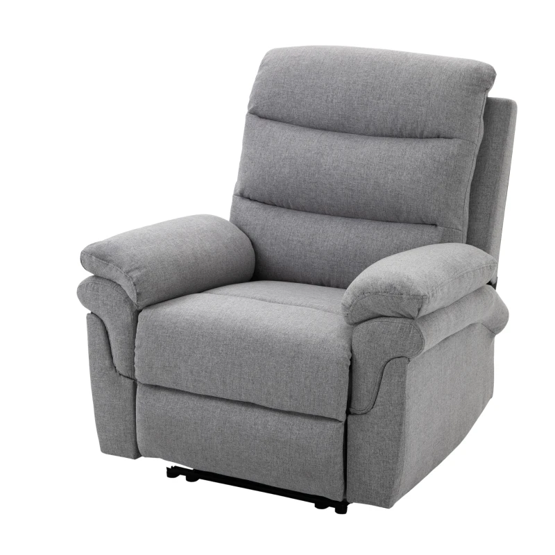 HOMCOM relaxfauteuil met ligfunctie 91 cm x 92 cm x 102 cm