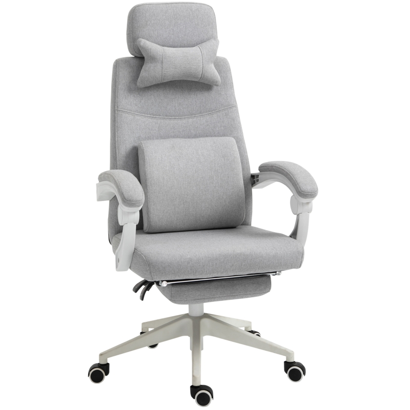Vinsetto Bureaustoel gamingstoel Ergonomisch design polyester schuim MDF-kunststof