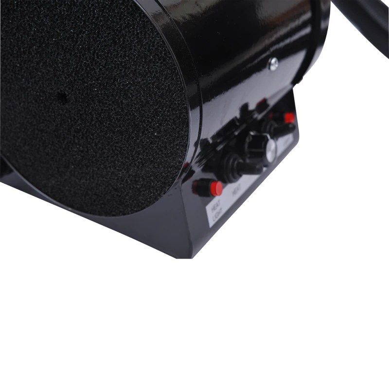 PawHut Hondenföhn Blower 2800 W Hondendroger met instelbare snelheid, temperatuurstanden, 3 mondstukken, verwarming, huisdierföhn voor honden katten huisdieren