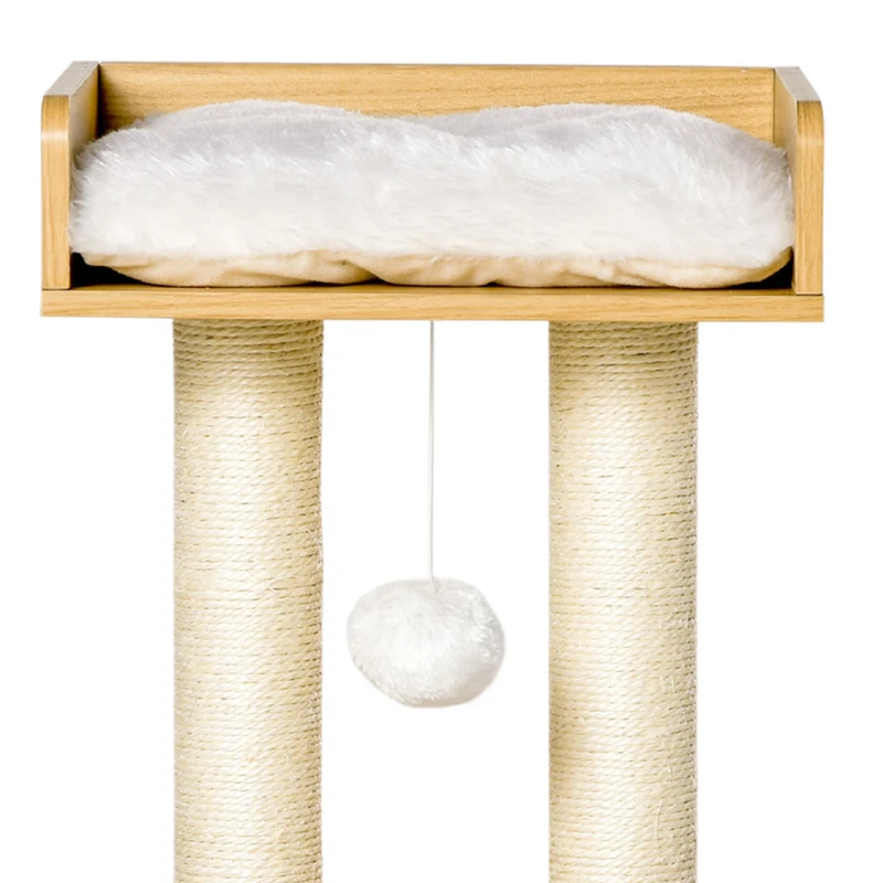 PawHut kattennest 35 cm x 35 cm x 81 cm