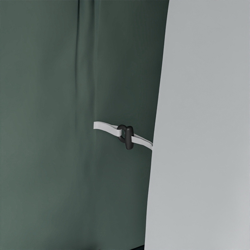 Outsunny kampeertent voor 3-4 personen, twee binnenruimtes, gaasraam, groen, 4,75 x 2,64 x 1,72 m