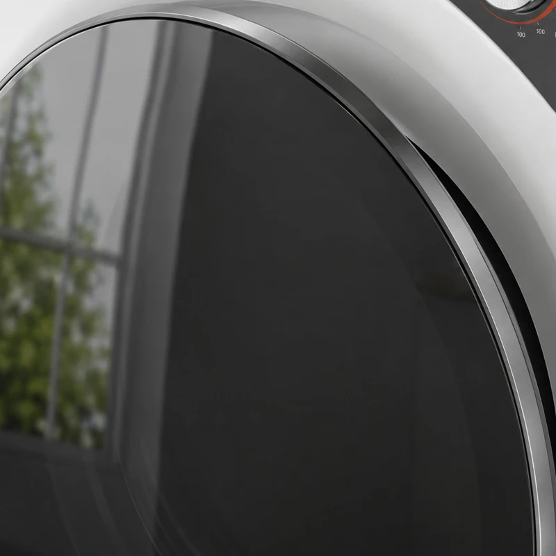 HOMCOM 5kg Vented Tumble Dryer, 1000W Compact Tumble Dryer with 5 Drying Modes, Stainless Steel Tub, White
