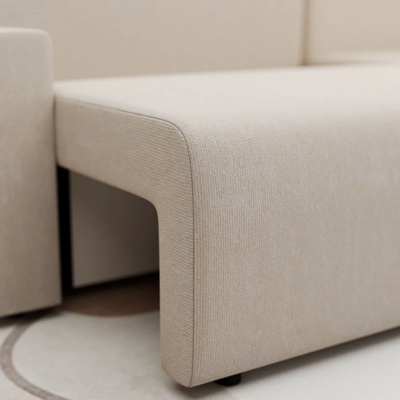 HOMCOM Hoekbank met Slaapfunctie en Omkeerbare Chaise Longue, L-vormige 3-zitsbank van Velours, Beige