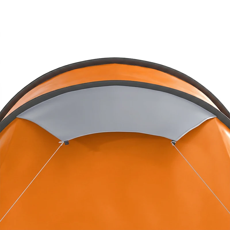 Outsunny Tunnelkampeertent voor 2-3 personen, 2000 mm waterkolom, waterdichte tent met voortent, oranje