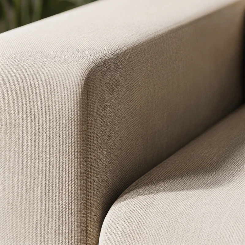 HOMCOM Hoekbank met Slaapfunctie en Omkeerbare Chaise Longue, L-vormige 3-zitsbank van Velours, Beige