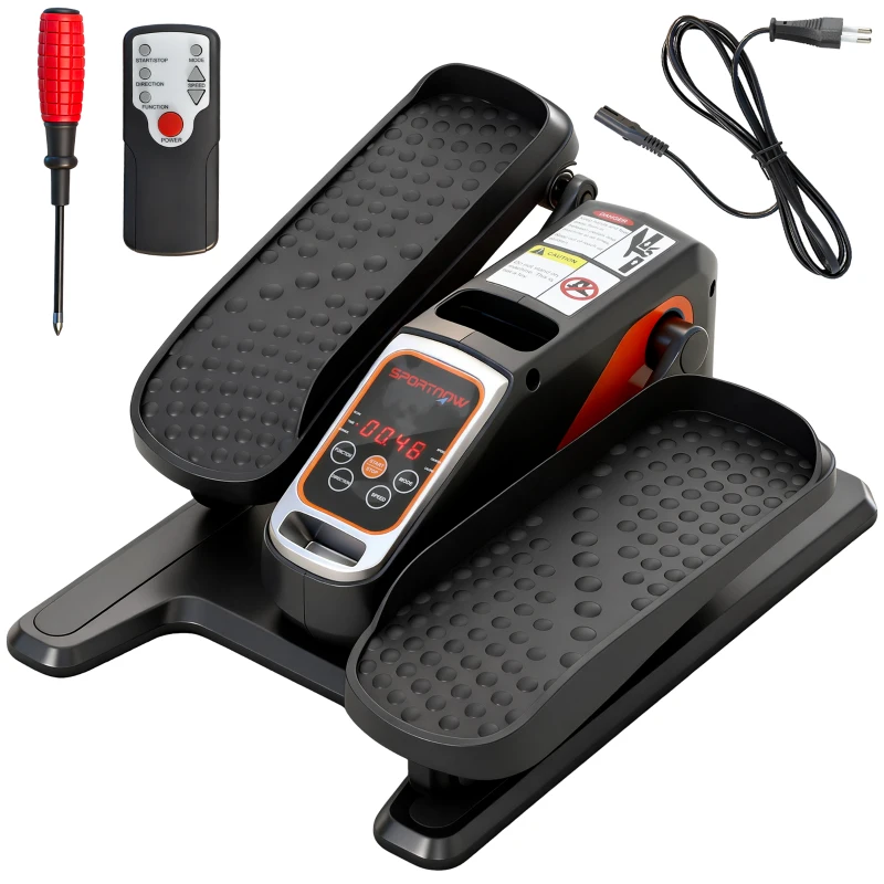 SPORTNOW Under Desk Elliptical Machine for Home, Electric Elliptical Machine with 12 Adjustable Speed, LED Monitor