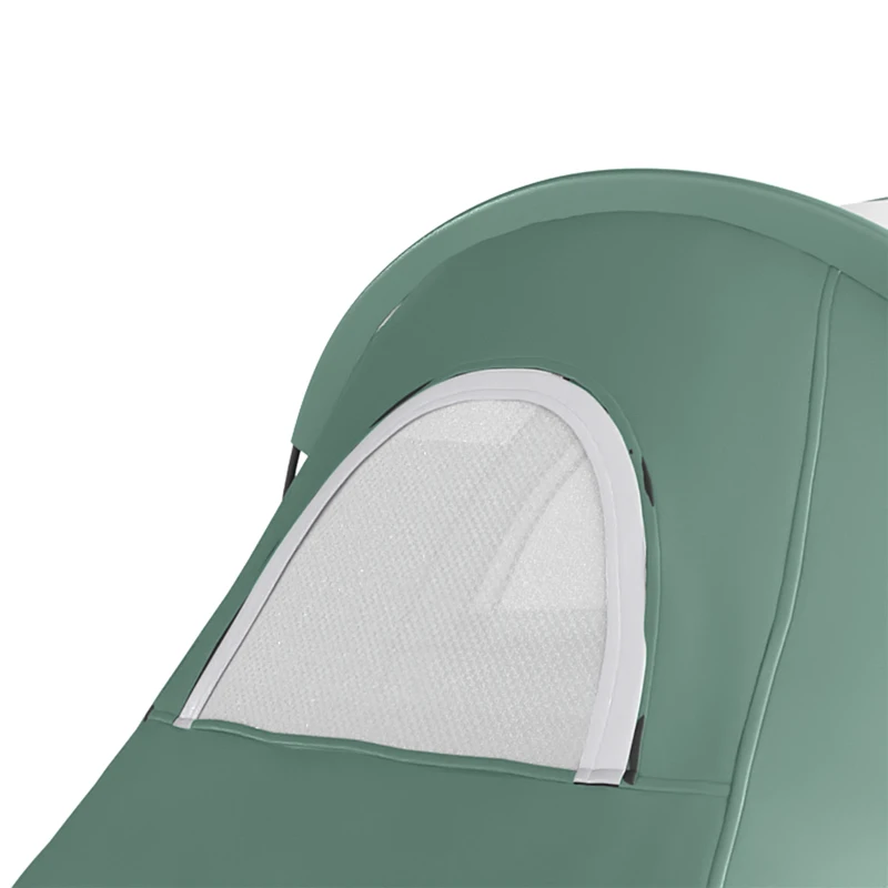 Outsunny Tente de camping familiale 5-6 pers. - tente tunelle étanche légère ventilée - grande porte + 2 fenêtres vert
