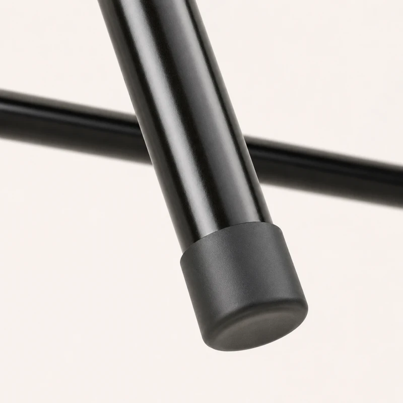 HOMCOM 4-delige set klapstoelen, draagbare bureaustoelen, metalen poten, vouwstoel voor kantoor, receptie, wachtruimte, kunstleer, zwart(m-11)