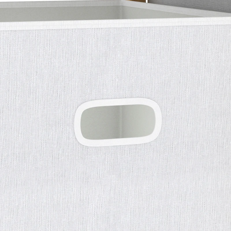 AIYAPLAY Baby Changing Table, Baby Changing Unit with 3 Drawers, Large Basket and Waterproof Pad for Bedroom Nursery, White