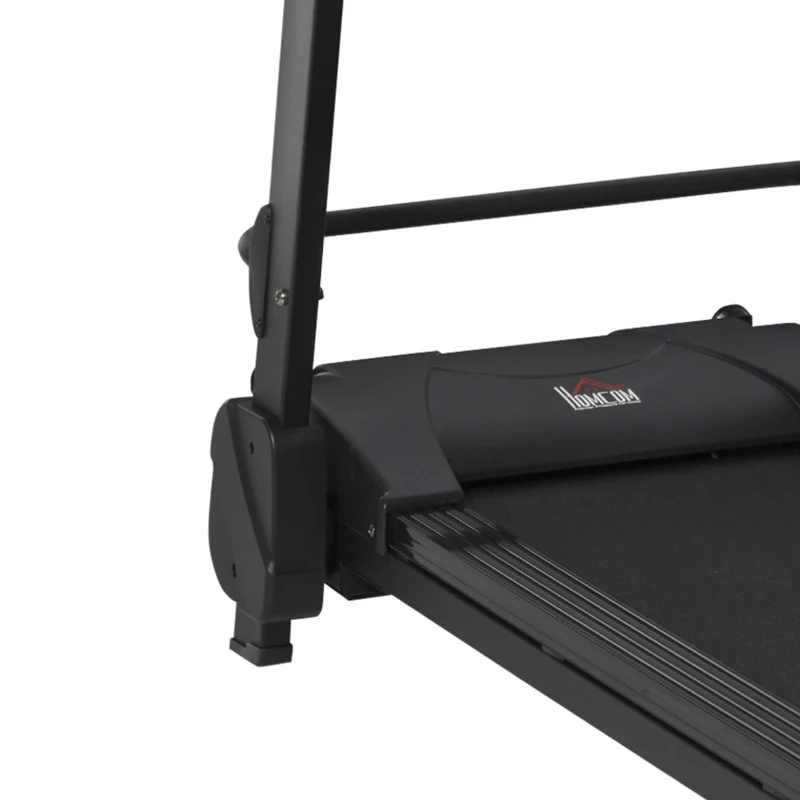 HOMCOM Elektrische loopband met LCD-display inklapbare fitnessapparatuur 1-14 km/u staal