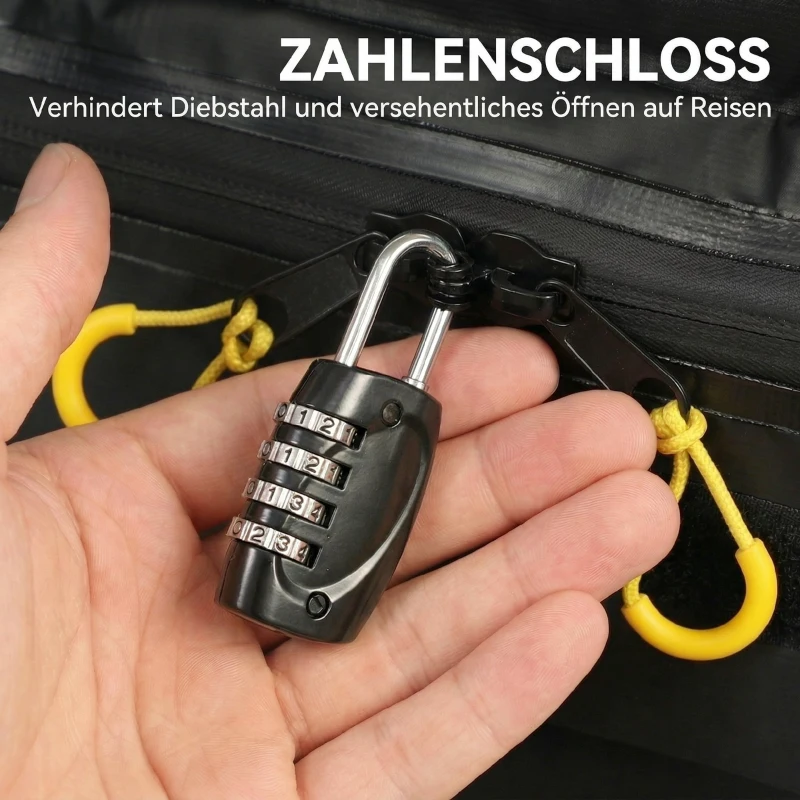 Outsunny Auto Dachbox 21 Kubikfuß Faltbar Wasserdicht Dachgepäckträger mit Anti-Rutsch-Matte 10 Schwerlastgurten 6 Türhaken