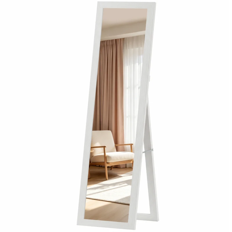 HOMCOM 37 x 157 cm Full Length Mirror - White