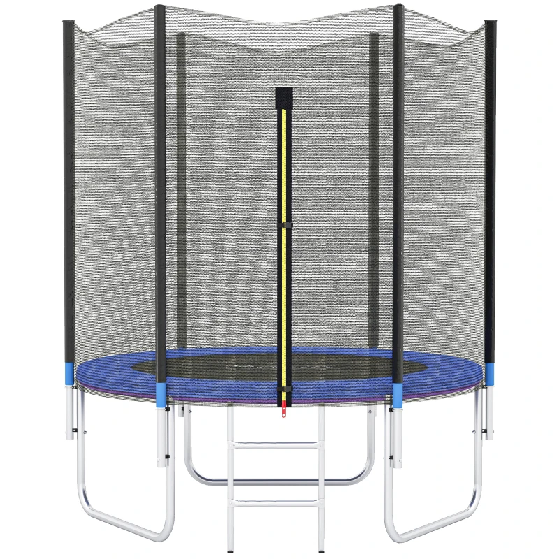 SPORTNOW Trampoline d'extérieur avec filet de sécurité Ø180 cm pour enfants et adultes