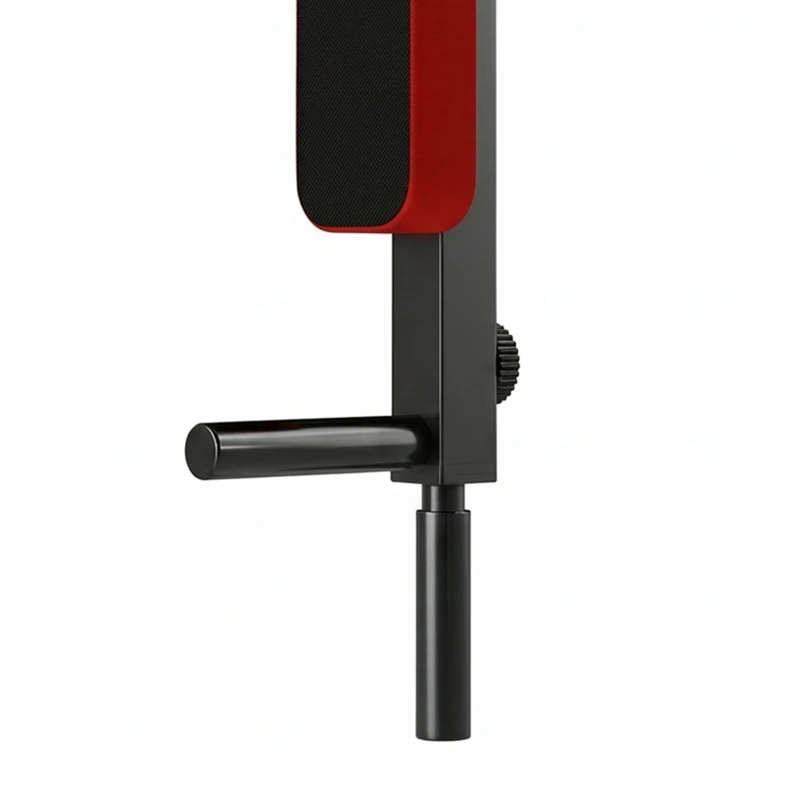 SPORTNOW Wand-Pull-up Bar, 2-in-1 Professionele Pull-up- en Dipstation voor Thuis, tot 200 kg, Rood