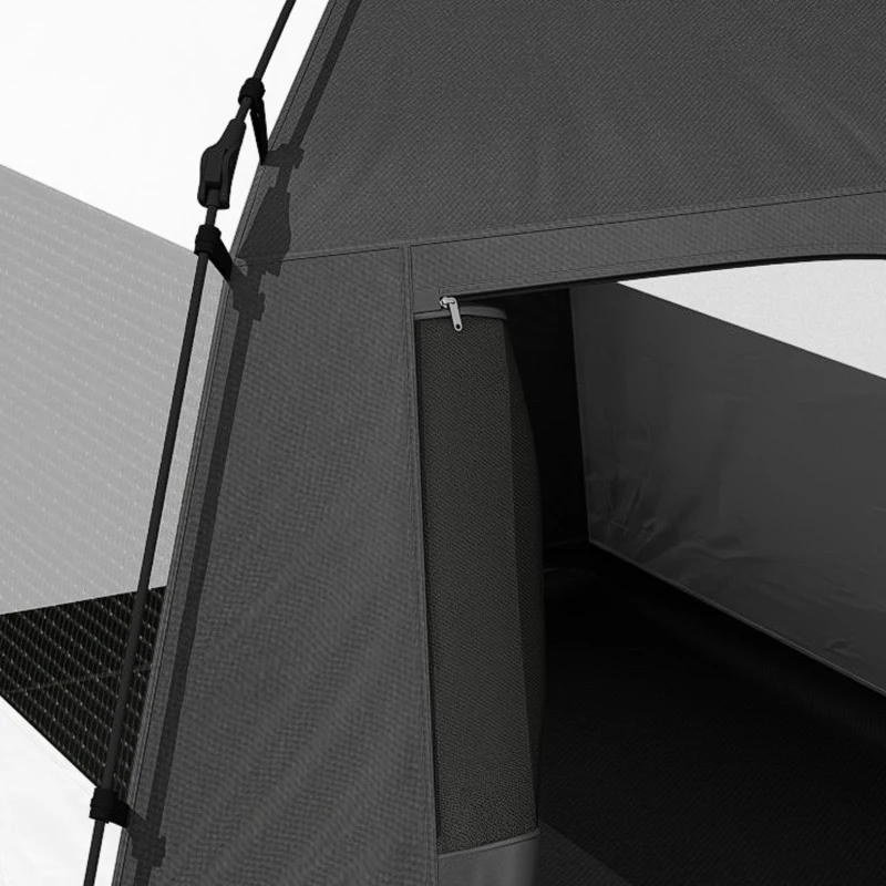 Outsunny Cort camping 2 persoane 3000 mm impermeabil & rezistent la vânt, cort cupolă cu 2 uși, 2 ferestre cu plasă, 2 ferestre laterale, husă de transport