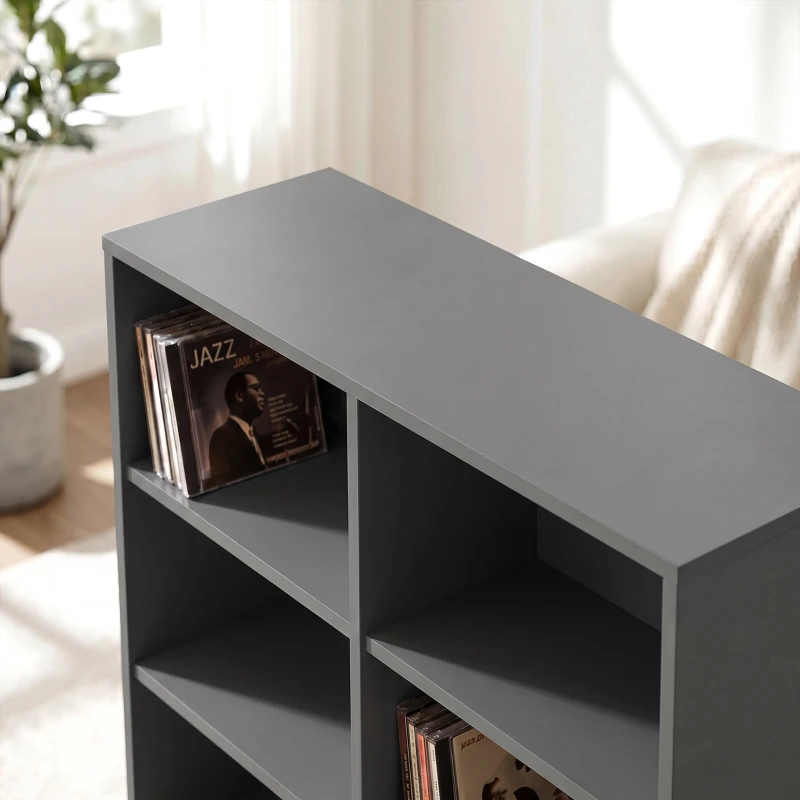HOMCOM 640 CD Storage Tower - Grey