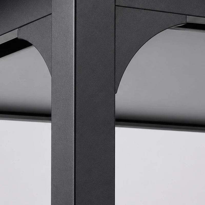 HOMCOM Table à manger extensible de 4 à 6 personnes, pieds en acier, pour petits espaces, salle à manger, noir