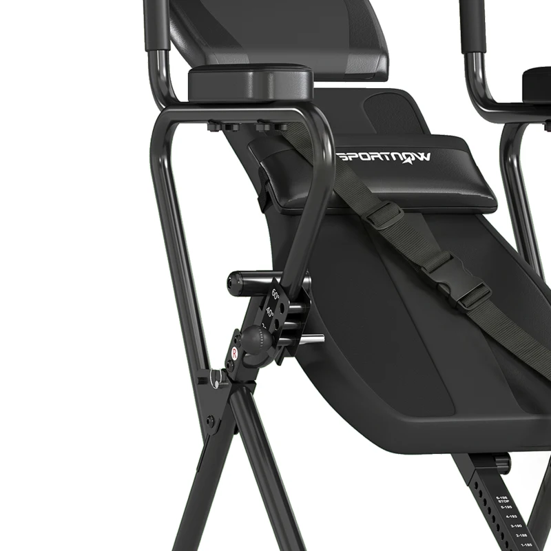 SPORTNOW Mesa de Inversión 3 en 1 con Barras para Flexiones Dominadas Tabla de Inversión