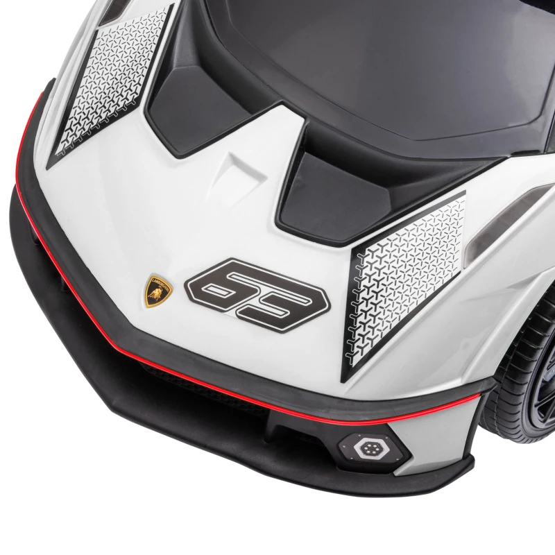 AIYAPLAY Carrinho empurrável licenciado pela Lamborghini, carrinho com efeitos sonoros, proteção anti-tombamento, 67 cm x 28 x 38 cm