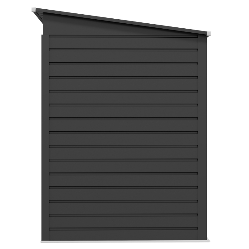 Outsunny Abri de jardin 2,3m² - pour Outils - cabanon Porte verrouillable - dim. 191L x 130P x 166,5-183H cm - acier