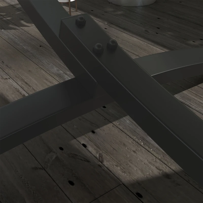Outsunny Suporte para rede Estrutura resistente em metal epóxi, comprimento 360 cm para redes de 270 a 330 cm, cinza