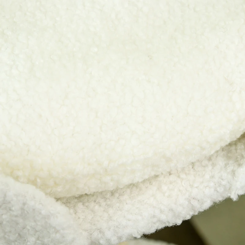 PawHut Arbre à chat avec griffoir centre d'activités 2 plateformes coussin crème