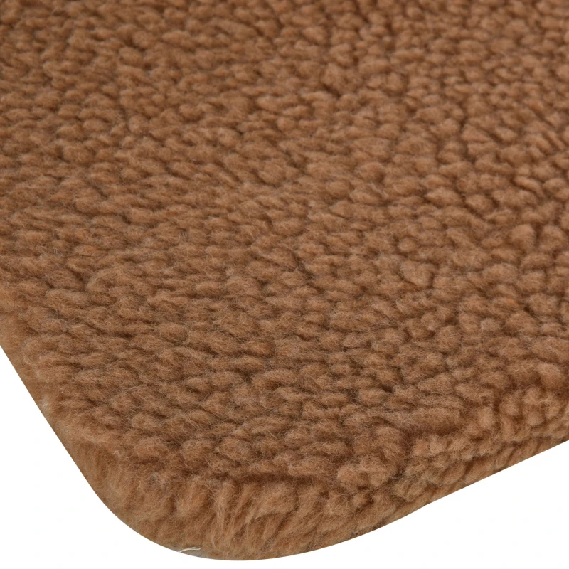 PawHut Arbre à chat avec griffoir centre d'activités 2 plateformes coussin marron clair