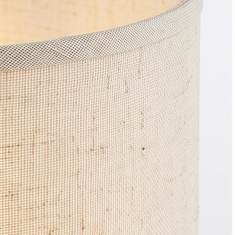 HOMCOM Staande Lamp met Afstandsbediening, Hoogte Verstelbaar, Stoffen Kap, Metalen Standaard, Aanpasbare Helderheid, Voetschakelaar, Beige