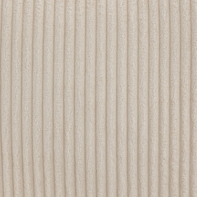 HOMCOM Canapé 2 Places en Velours Côtelé, Canapé de Salon 144 cm avec Assise Large Rembourrée, 2 Oreillers, Beige