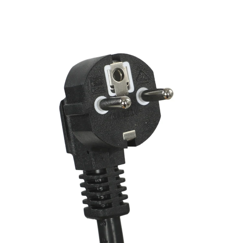 HOMCOM Chargeur Voiture Électrique Type 2, 7kW, 6-32A, 8m, Prise CEE, Adaptateur Européen, Écran LCD, IP65, 21x8,5x5cm, Noir