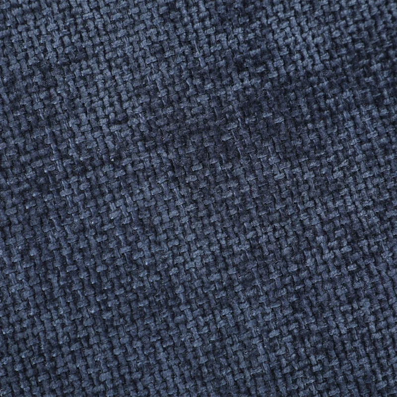 HOMCOM 3 Seater Sofa Button Tufted Upholstered Velvet Couch with Wood Legs for Living Room, Dark Blue