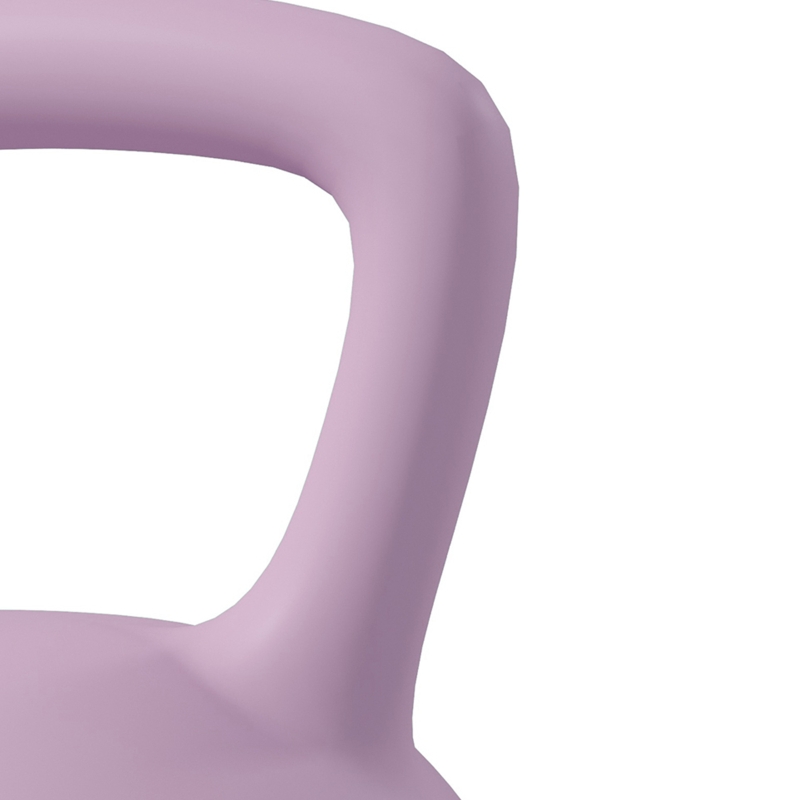 SPORTNOW 8KG Soft Kettlebell, Kettlebell with Non-Slip Handle for Home Gym, Weight Lifting, Strength Training, Purple/Grey