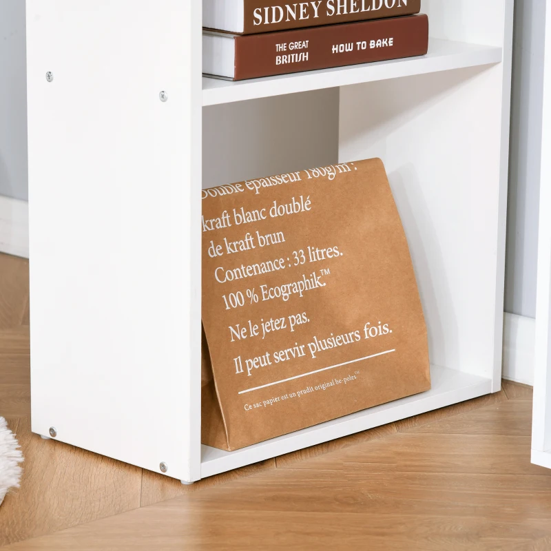 HOMCOM birou modern cu biblioteca 120x55x120cm
