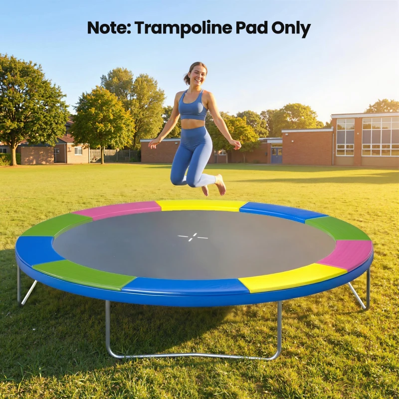 SPORTNOW Ersatz-Randabdeckung für Trampoline, wasserfest, reißfest, Ø305 cm, bunt