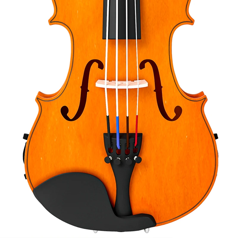 HOMCOM Violon 4/4 ensemble de violon en bois massif pour adultes et débutants avec étui léger et portable 60 x 21 cm marron