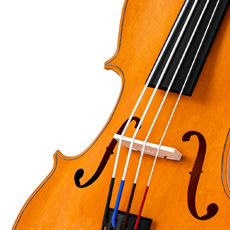 HOMCOM Violon 4/4 ensemble de violon en bois massif pour adultes et débutants avec étui léger et portable 60 x 21 cm marron