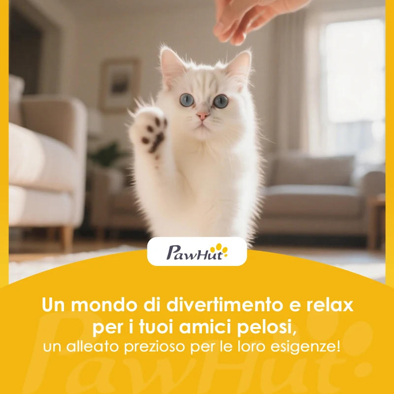 PawHut Letto Reversibile per Gatti, Letto per Cani di Piccola Taglia da Interno