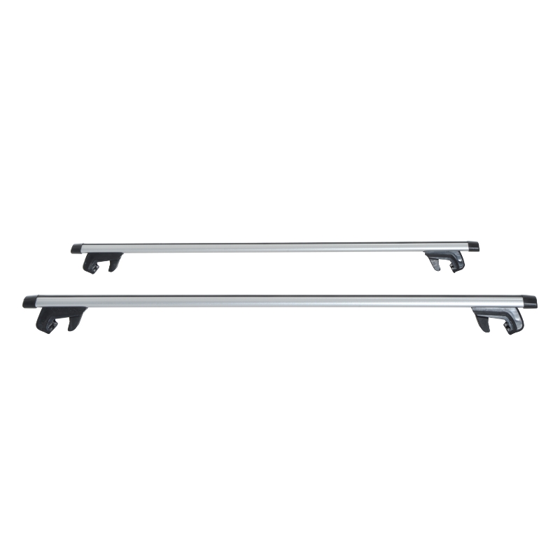 HOMCOM Barre Portapacchi per Auto con Serratura e Chiavi in Lega di Alluminio 125x5.5x7cm, Max. 50 kg