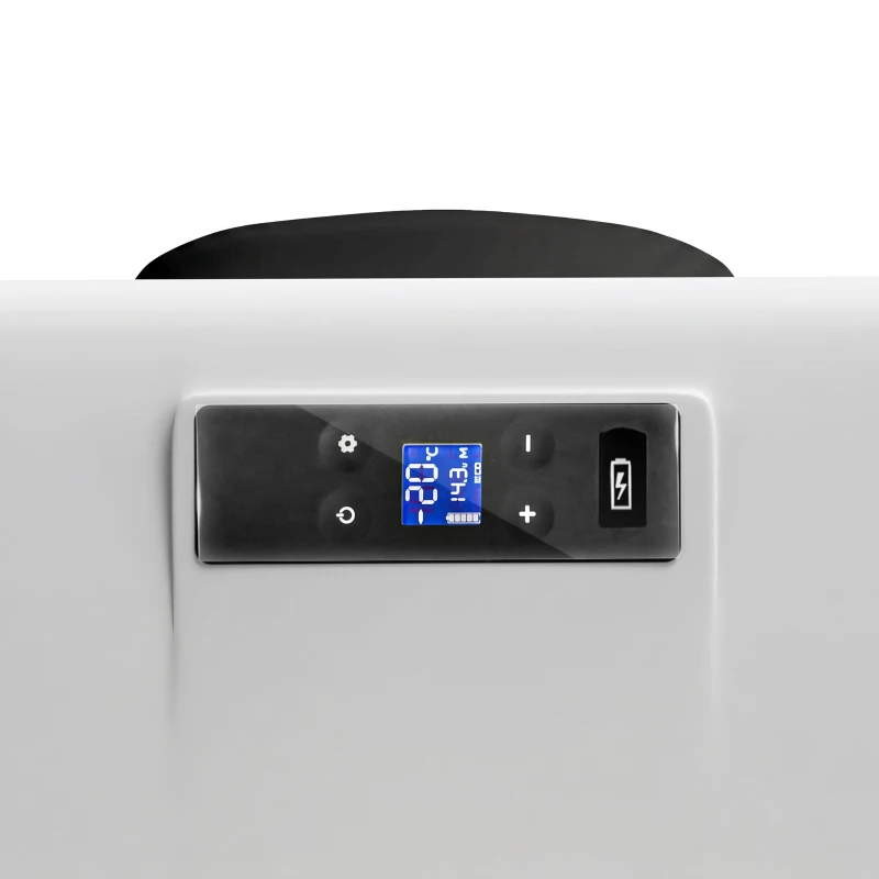 Outsunny 16L Portable Car Fridge, -20℃ to 10℃ Adjustable Temperature - Black/Grey