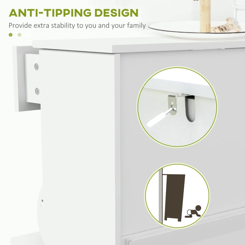 HOMCOM Scarpiera Salvaspazio Slim con 2 Ante a Ribalta, Scarpiera Ingresso con Ripiani Regolabili, Cassetto, Base Rialzata, Bianco