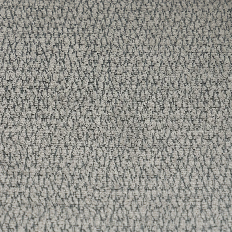 HOMCOM Cadeira de Escritório Ergonômica, Cadeira em Chenille com Altura Regulável, Encosto Curvo, Cinza