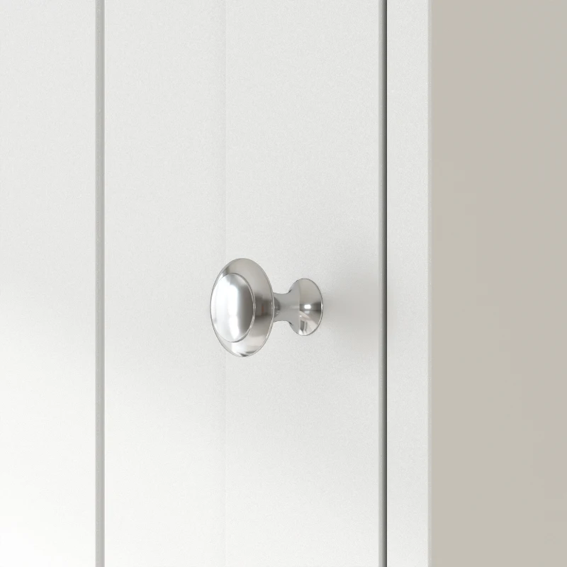 HOMCOM Armario de Baño Alto de 171 cm Armario de Baño Estrecho con Cesta de Ropa Extraíble 2 Cajones Blanco